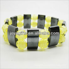 01B5009-6 / nuevos productos para 2013 / hematita spacer pulsera brazaletes / brazaletes hematita